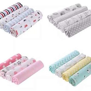 4 pack baby flannels