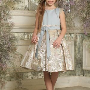 Party dress with floral print