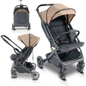 Reversible handle baby stroller