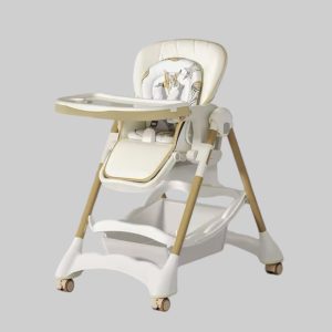 Feeding chair with adjustable height