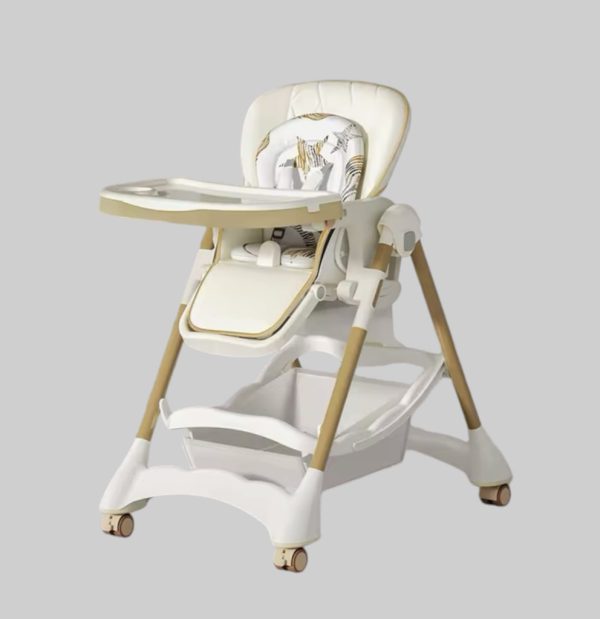 Feeding chair with adjustable height