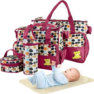 Baby diaper bag set
