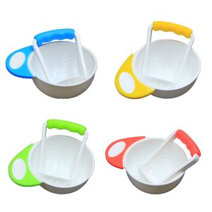 Baby food masher bowl