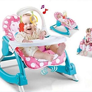 Baby rocker with feeding tray