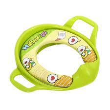 Toddler toilet seat with cushion
