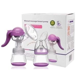 Manual breast pump