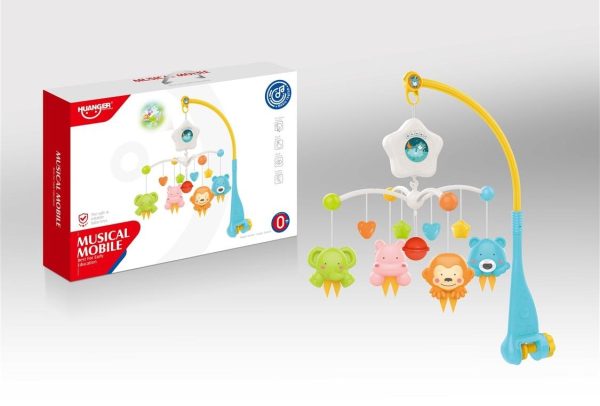 Baby cot musical bed ring
