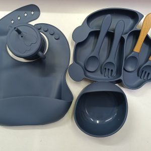 Silicone baby weaning set