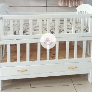 Wooden baby cot