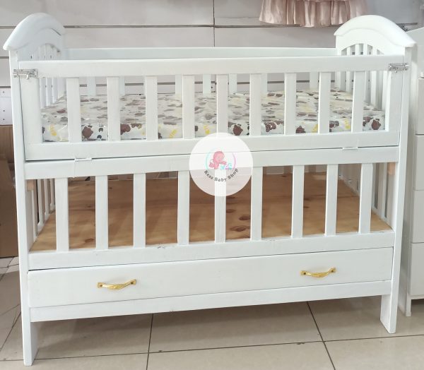 Wooden baby cot