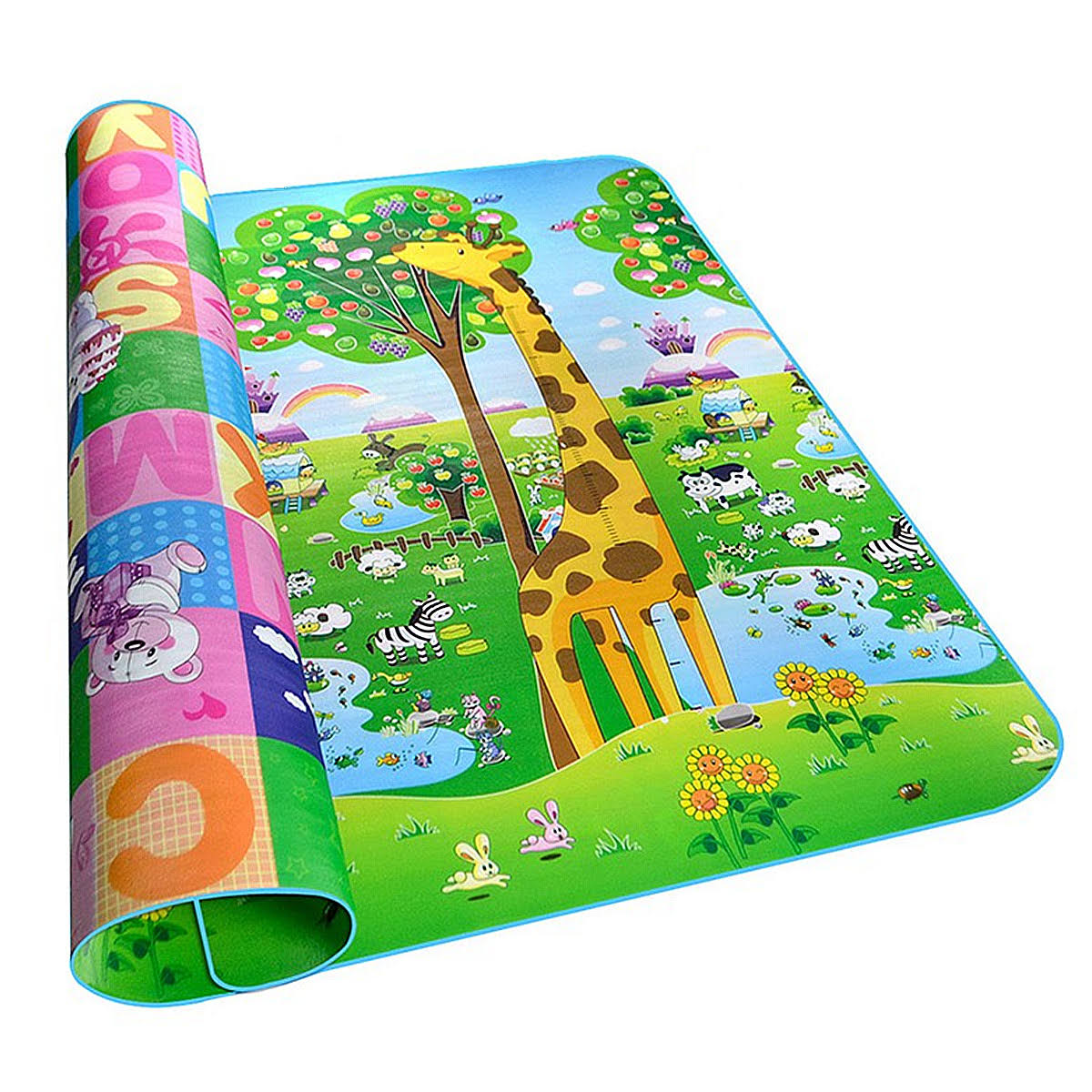 Baby crawling play mat