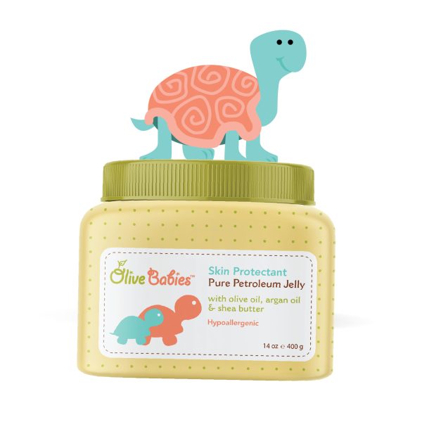 Olive babies petroleum jelly