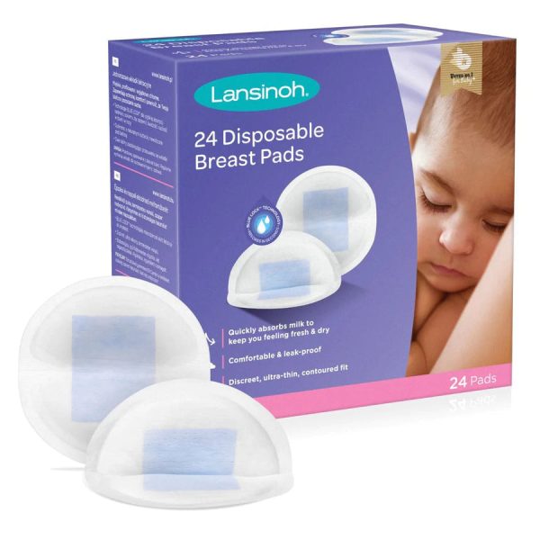 Lansinoh disposable breast pads 24’s